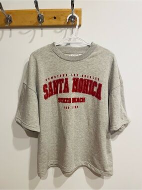 Gray Santa Monica T-Shirt